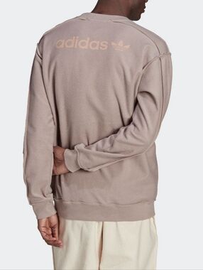 adidas Men's originals Solid Color Round Neck Pullover - Size M - NEW WITH TAGS